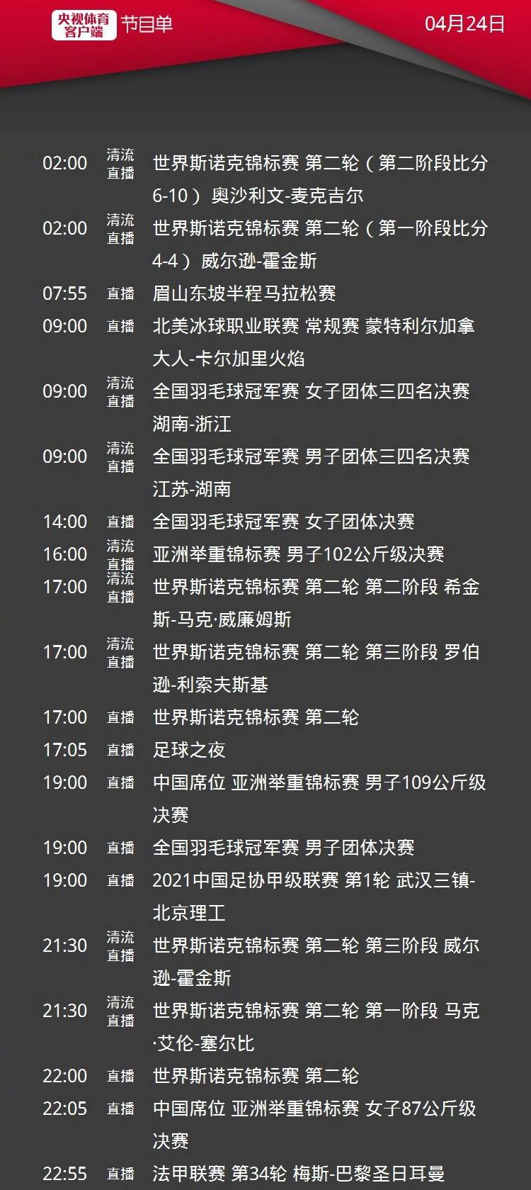 球赛直播时间表2021足球，球赛直播时间表2021足球6月