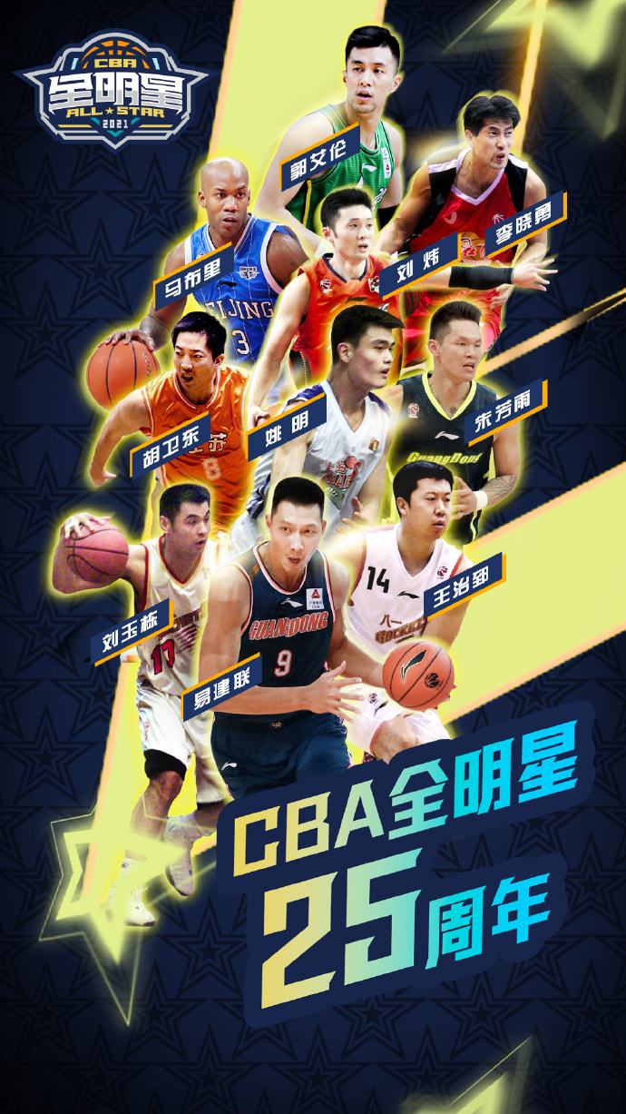 cba全明星名单，cba全明星名单2021