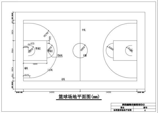 篮球场地标准尺寸，篮球场地标准尺寸和球框高度